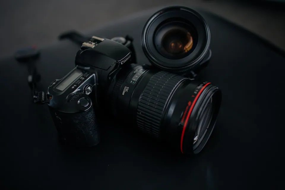 Mirrorless camera with lenses